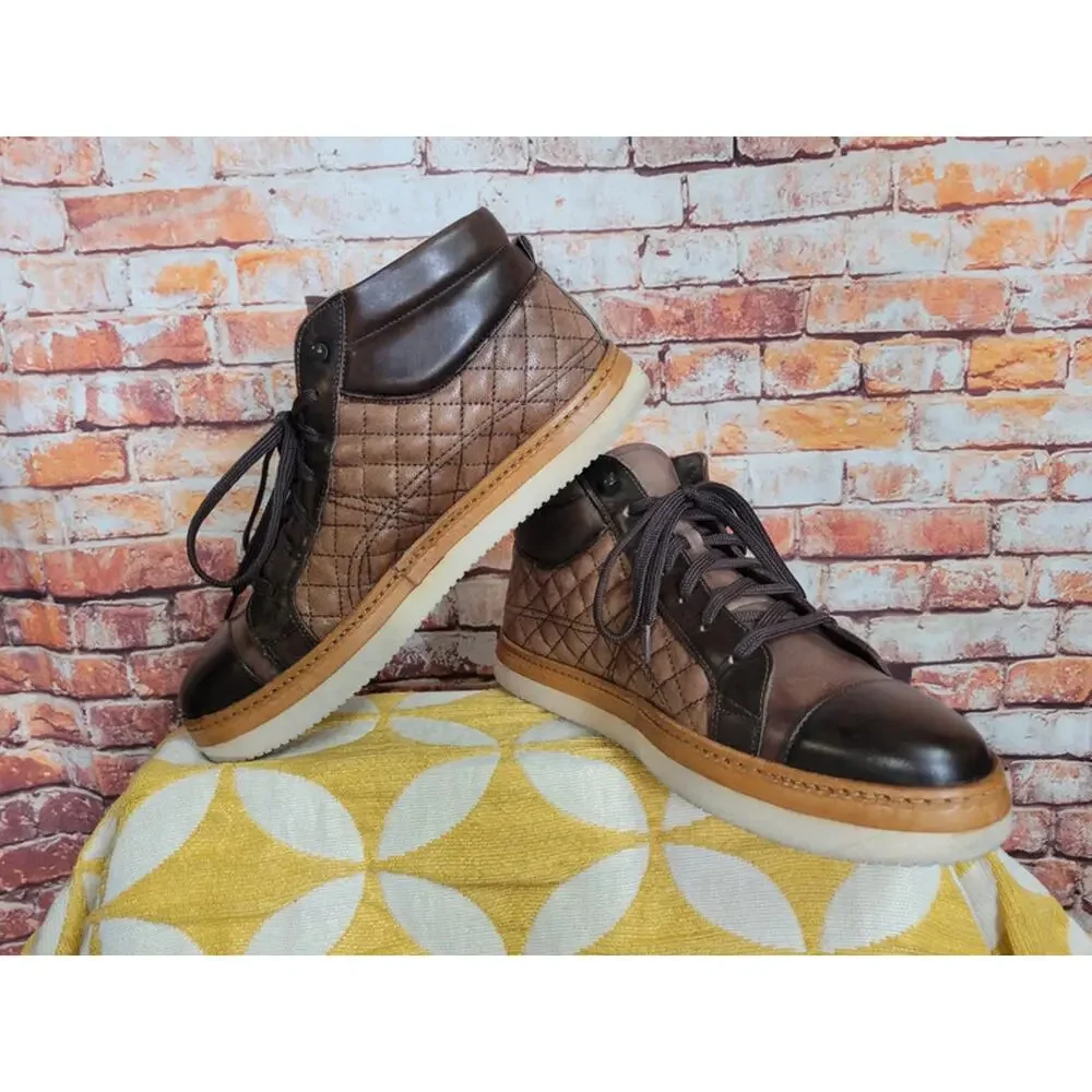 Jose Real high-top Italian sneakers.
